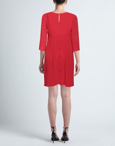 Woman Mini dress Red Size 4 Polyester