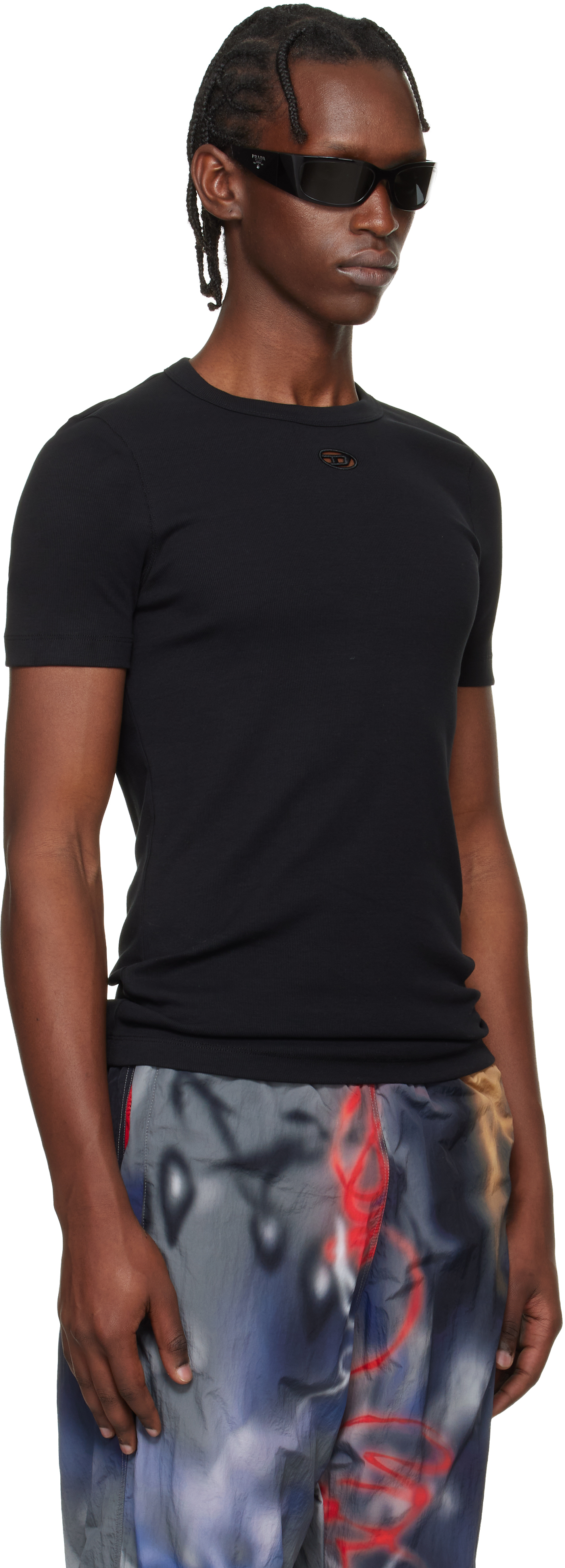 Black T-Ribber Dco T-shirt