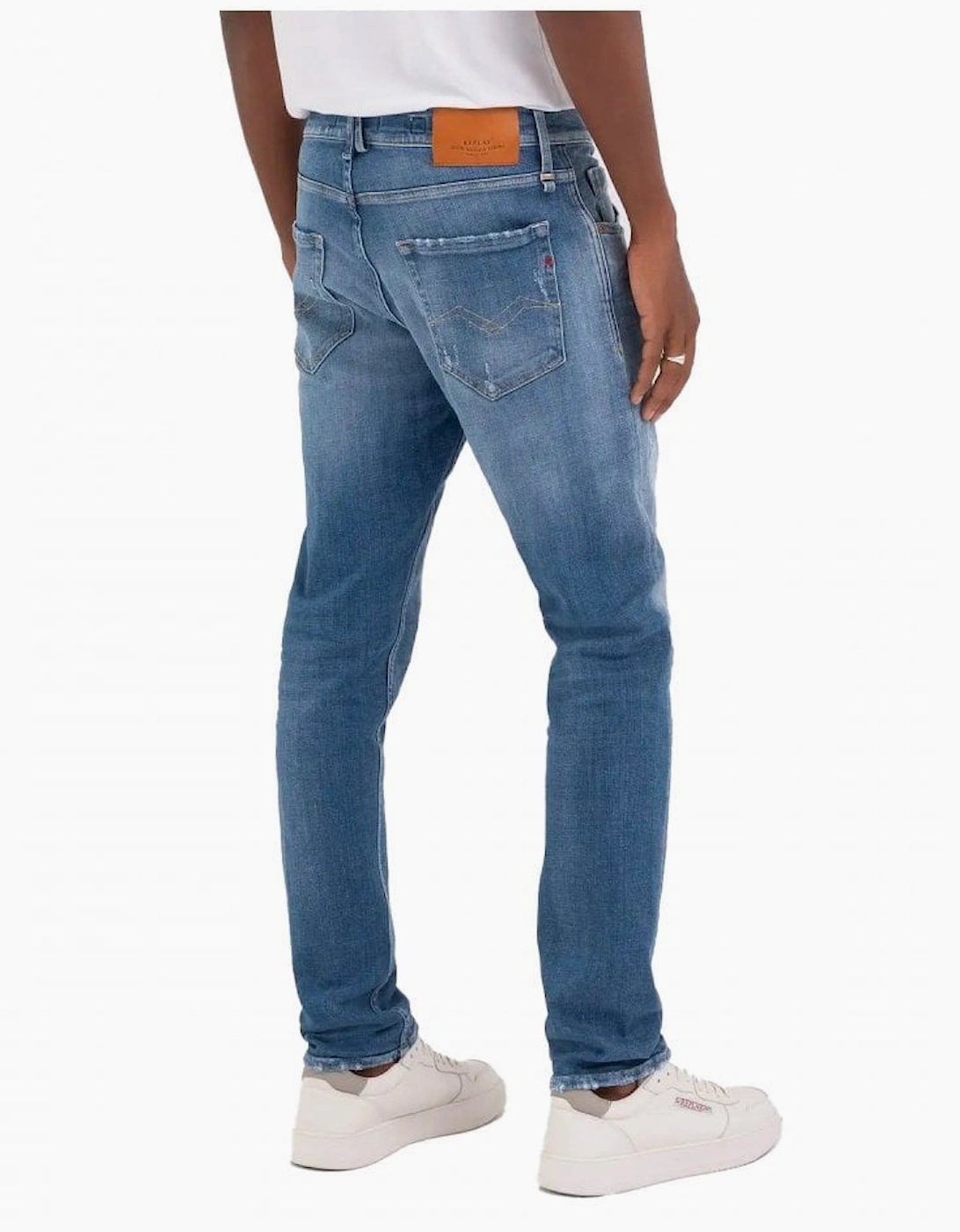 Men's Replay Mickym Premium Aged 10yrs Slim Jeans 009 - Blue