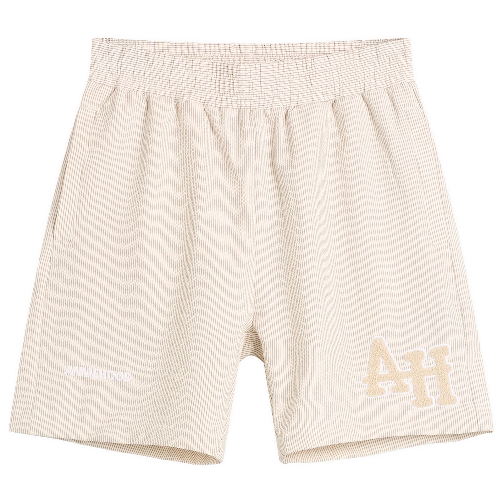Men's College Seersucker Shorts Beige