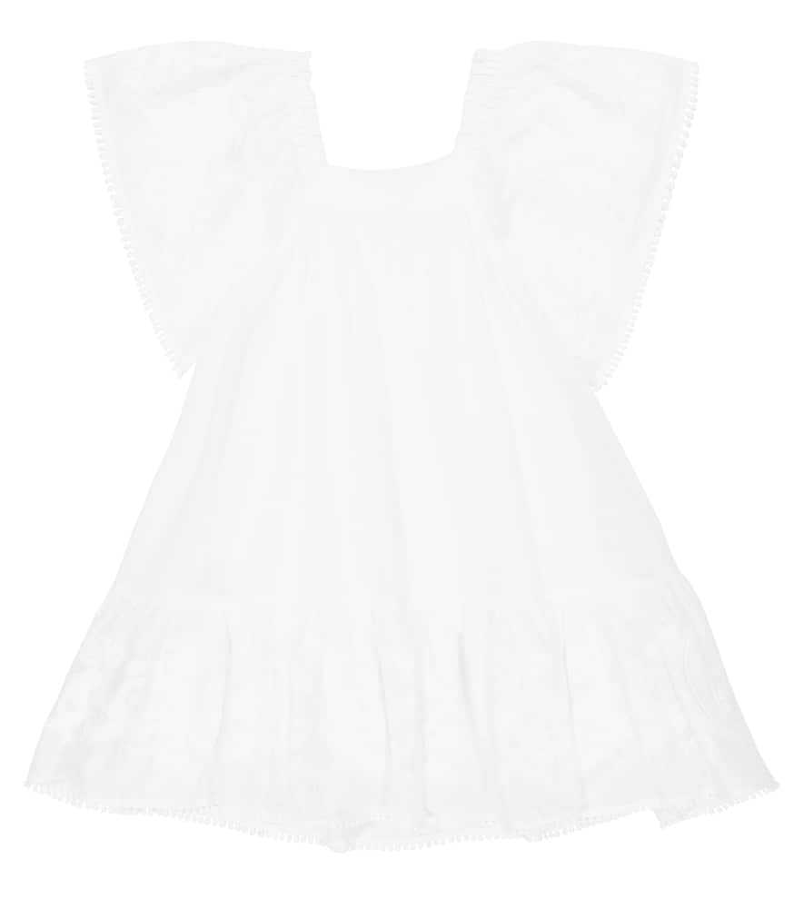 Zimmermann Kids Anneke embroidered cotton dress
