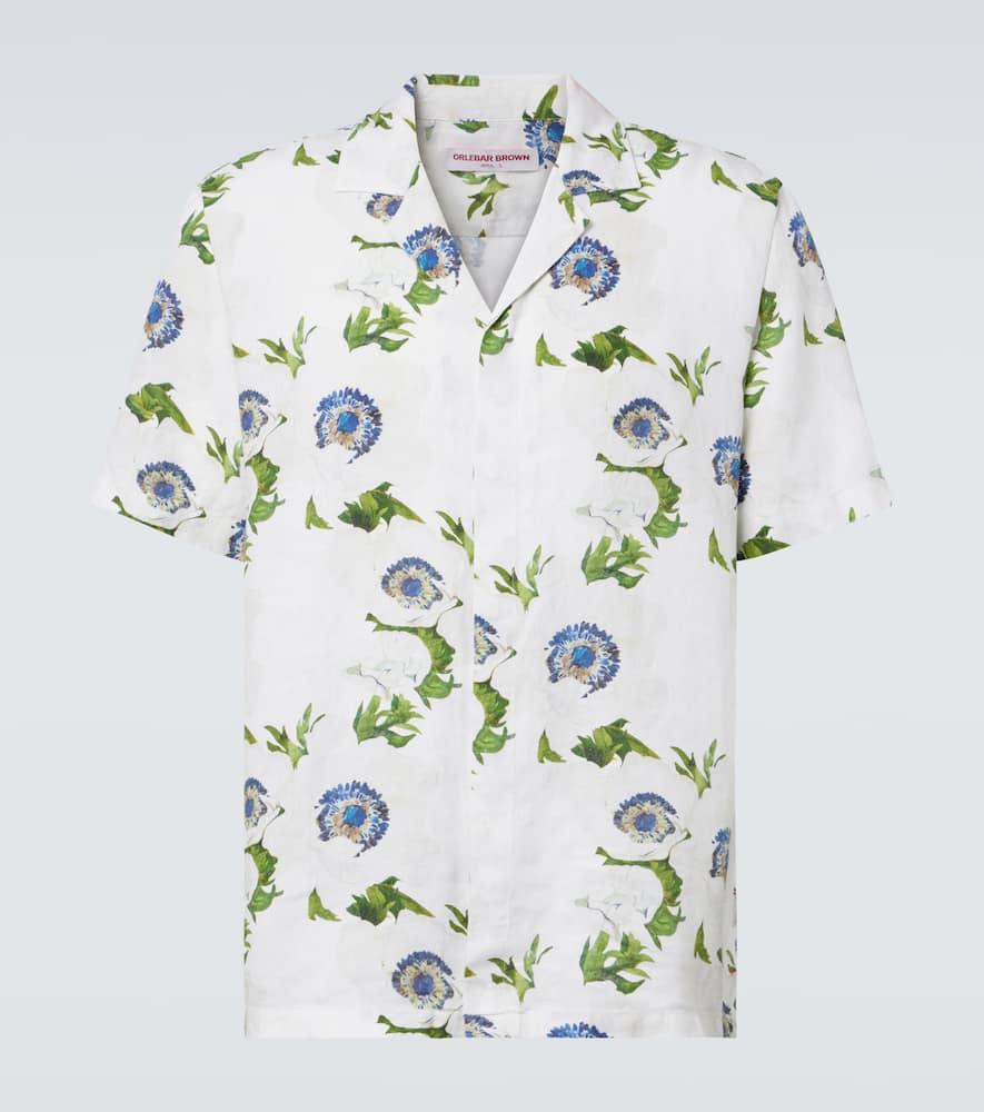 Maitan floral linen shirt