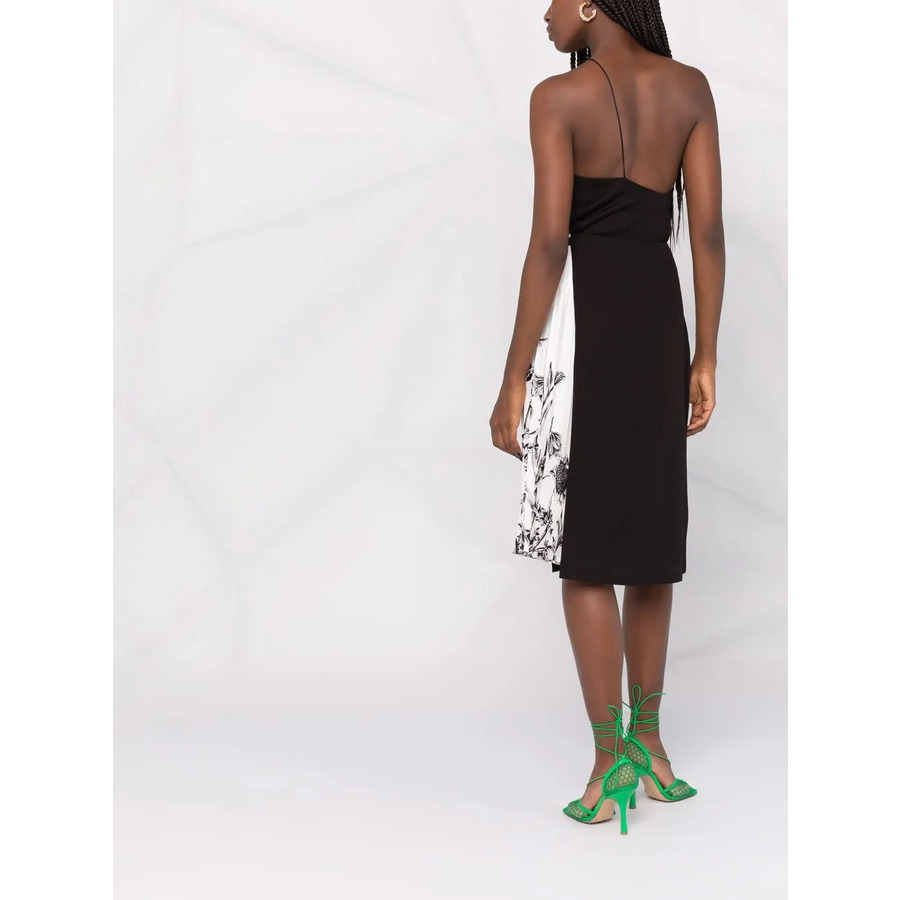 Pleated Silk Skirt
