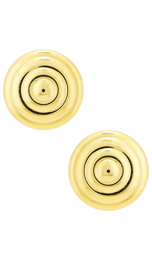LELET NY Ziggy Stud Earrings in Metallic Gold