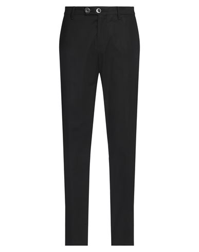 Man Pants Black Size 28 Cotton, Elastane
