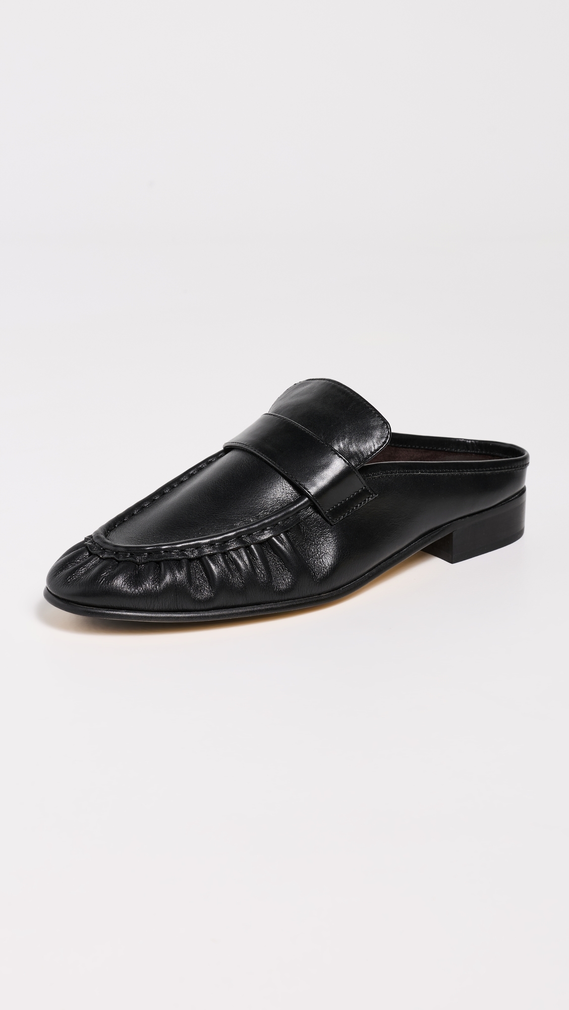 Glacier Loafer Mules Black Venice