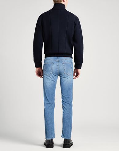Man Jeans Blue Size 42 Cotton, Lyocell, Elastomultiester, Elastane