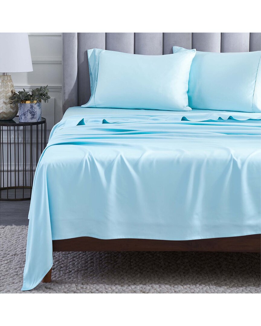 Superior Modal From Beechwood 400 Thread Count Lightweight Cooling Solid Deep  Pocket Bed Sheet Set