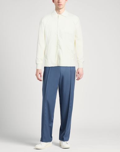 Man Jacket White Size 46 Cotton, Polyester, Polyurethane, Polyamide