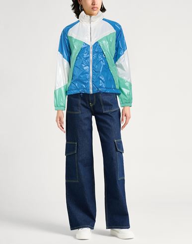 Woman Jacket Azure Size 10 Polyamide