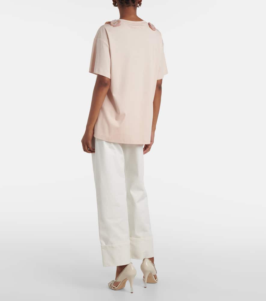 Gennaio embellished jersey top