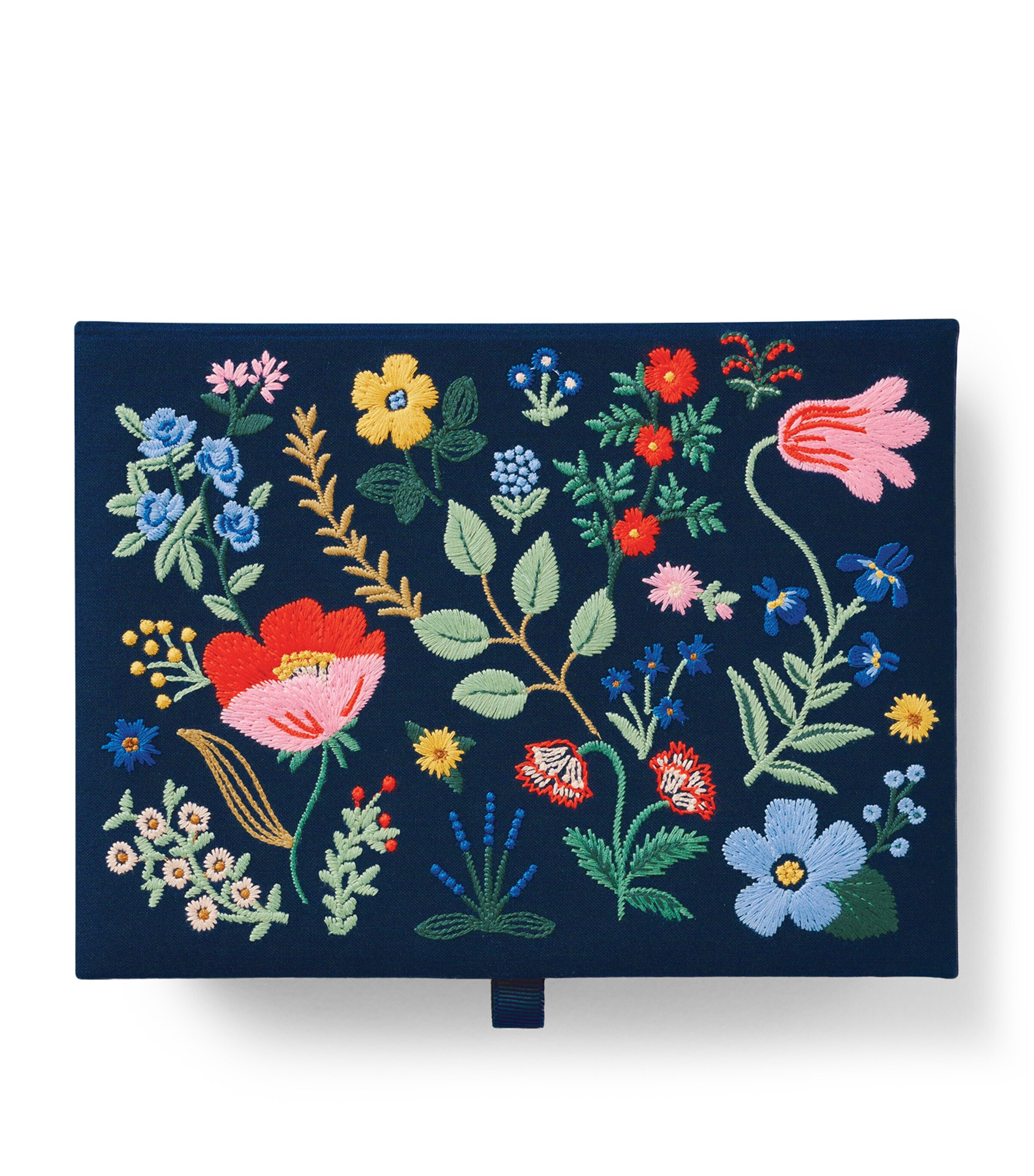 Large Embroidered Keepsake Box