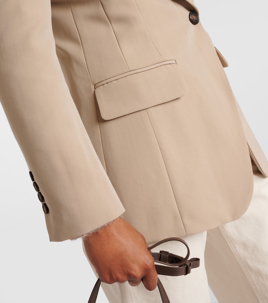 Wool-blend blazer