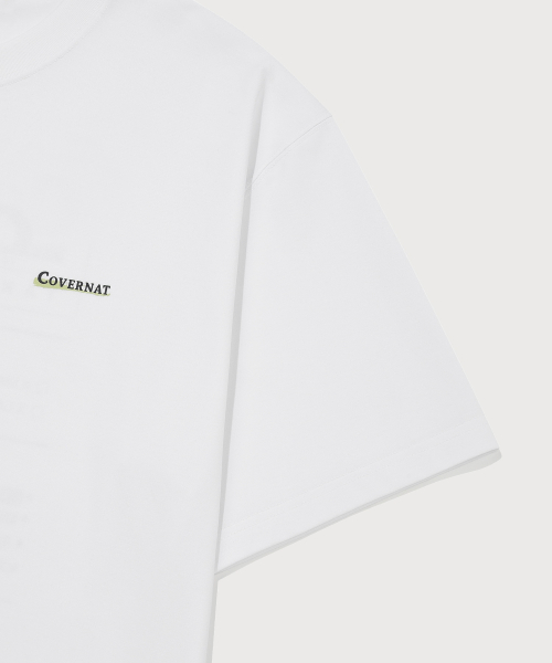 Supima Label Graphic T-Shirt White