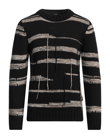 Takeshy Kurosawa Man Sweater Black Size M Acrylic, Wool, Viscose, Alpaca wool