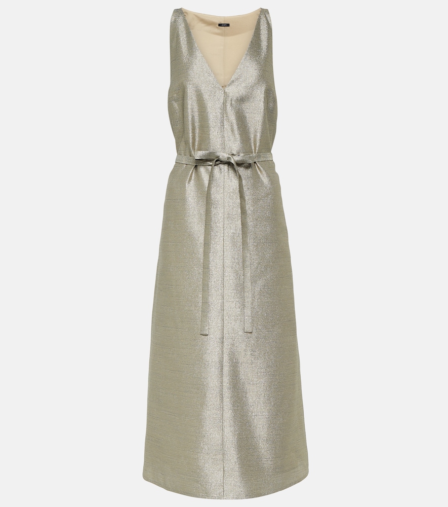 Desiree metallic midi dress