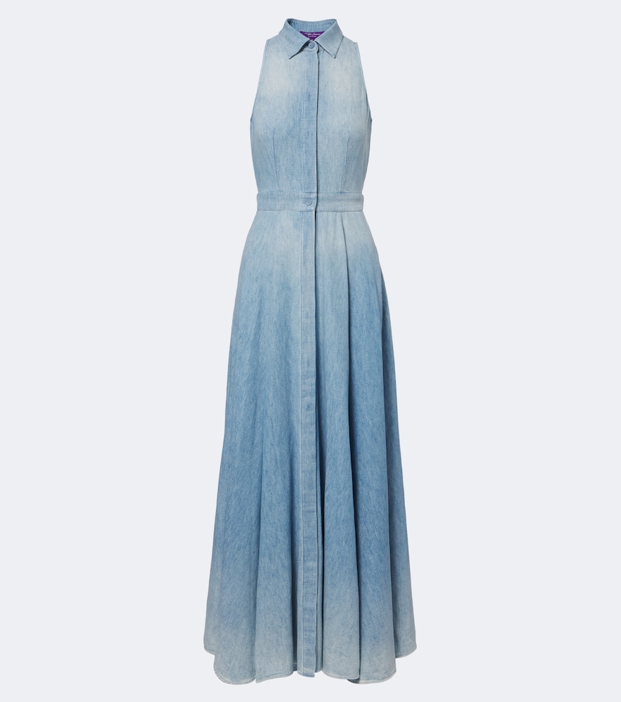 Peyten denim maxi dress
