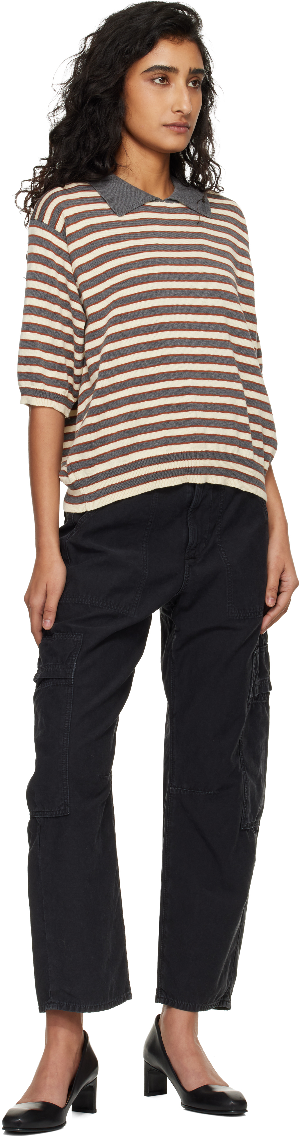 Black Marcelle Cargo Pants
