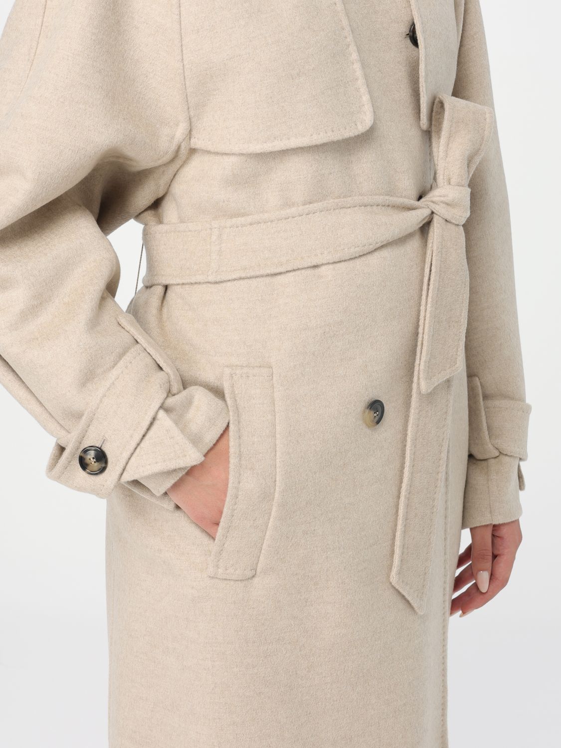 Coat Woman color Beige