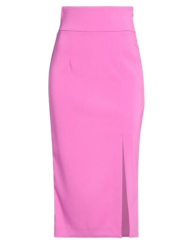 Essential Woman Midi skirt Mauve Size 2 Polyester, Elastane