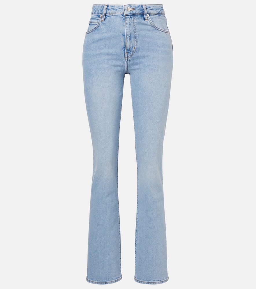 Ruler high-rise straight jeans