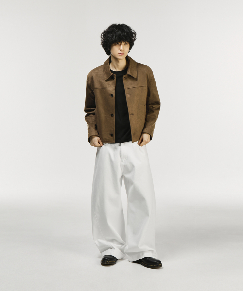 Twist Curved Cotton Pants