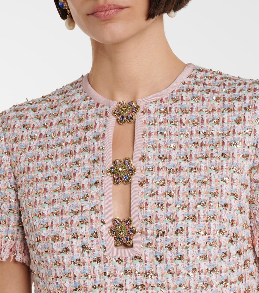 Embellished minidress