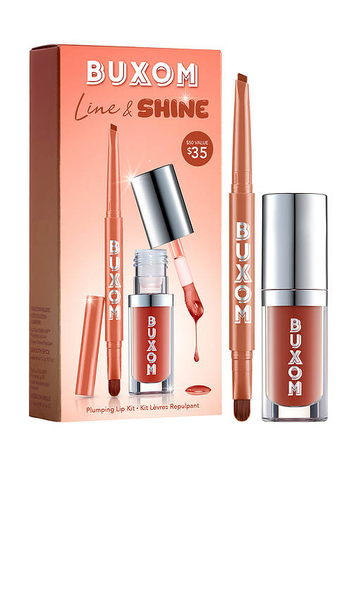 Buxom Line & Shine Lip Oil & Lip Liner Duo in Blush