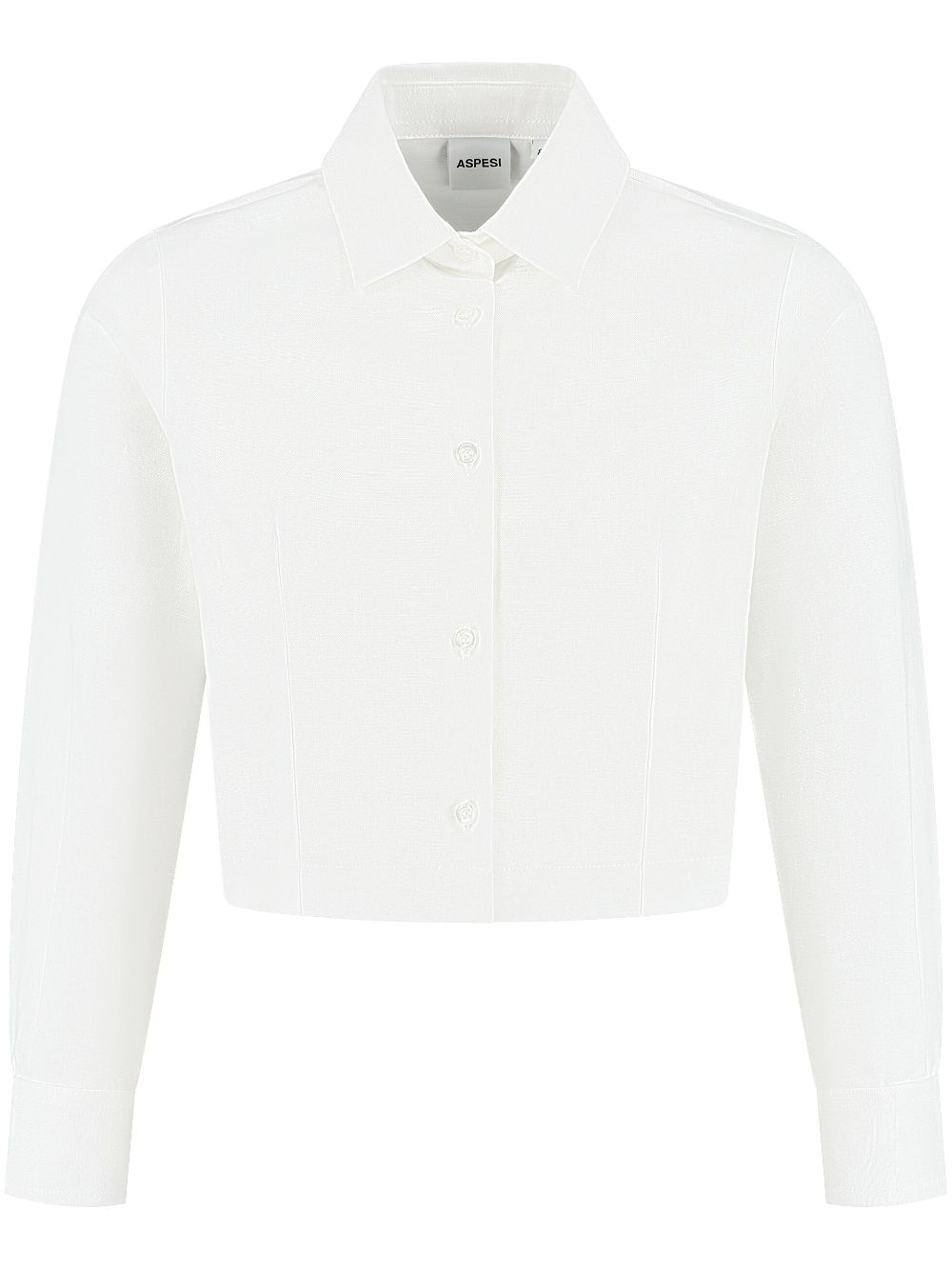 Cropped shirt - White