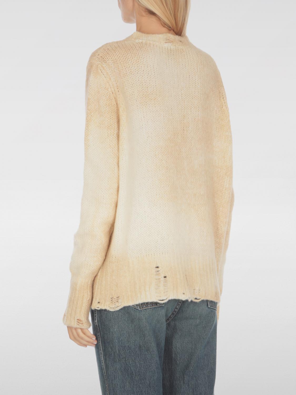 Bleached sweater - White