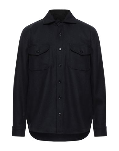 Man Shirt Midnight blue Size XL Wool, Polyamide