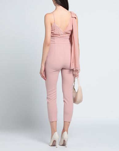 Woman Jumpsuit Blush Size 6 Polyester