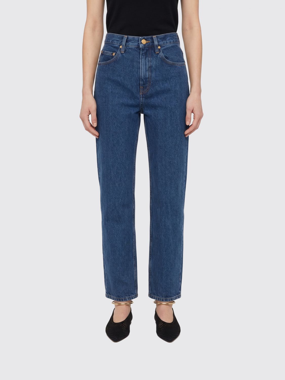Jeans Woman color Denim