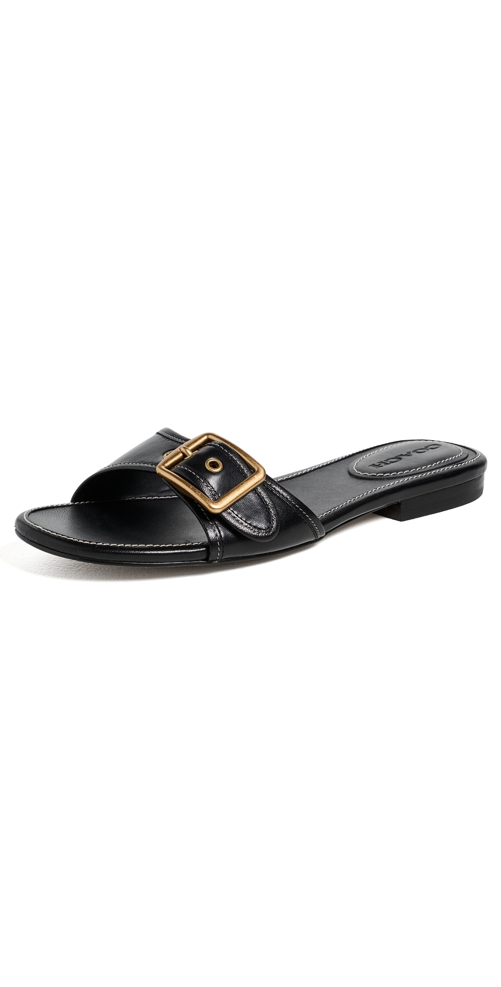 Margot Flat Sandals Black