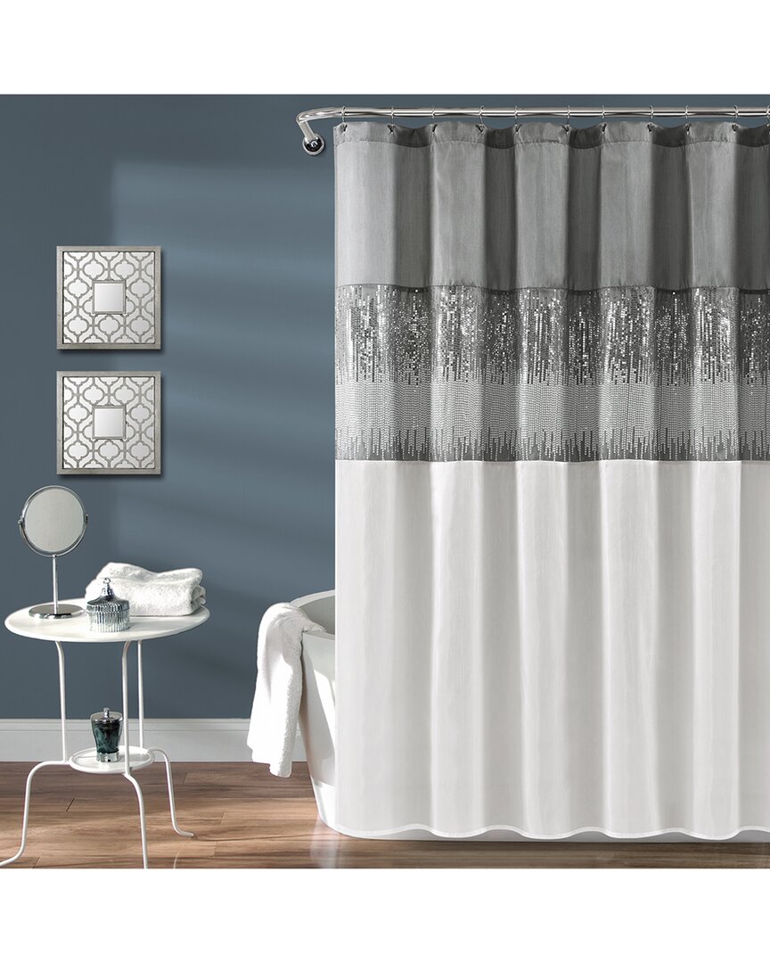 Lush Decor Fashion Night Sky Shower Curtain