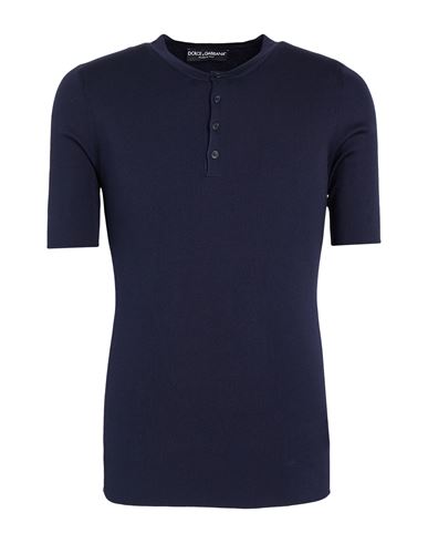 Man Sweater Midnight blue Size 34 Silk