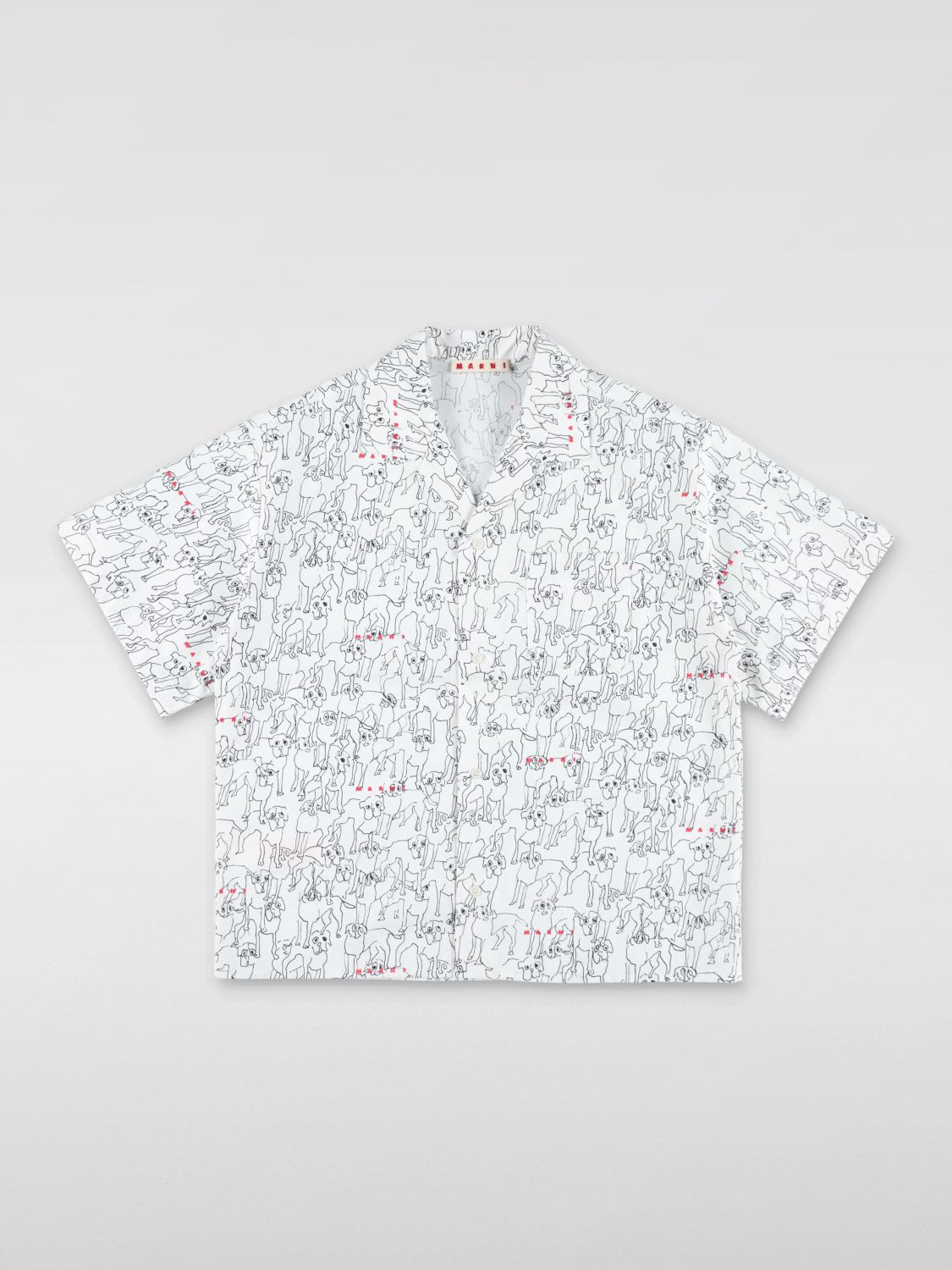 Shirt MARNI Kids color White