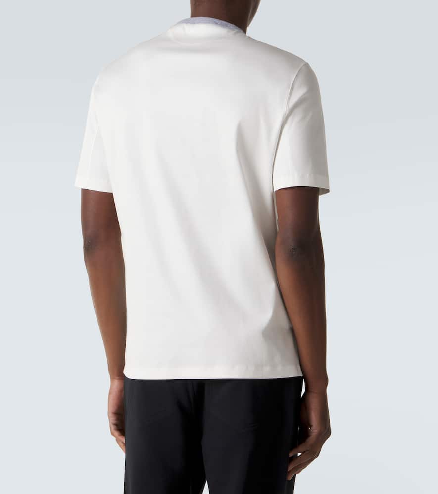 Printed cotton jersey T-shirt
