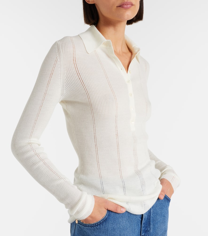 Sophia wool polo sweater