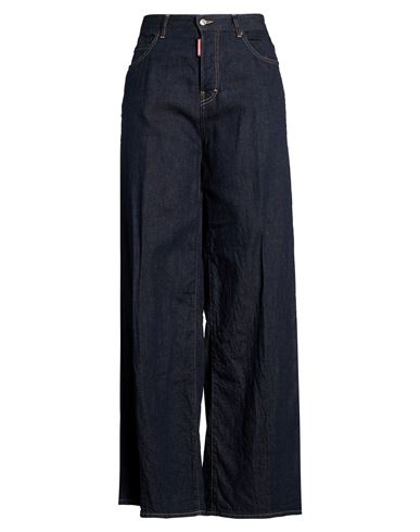 Woman Jeans Blue Size 0 Cotton, Elastane