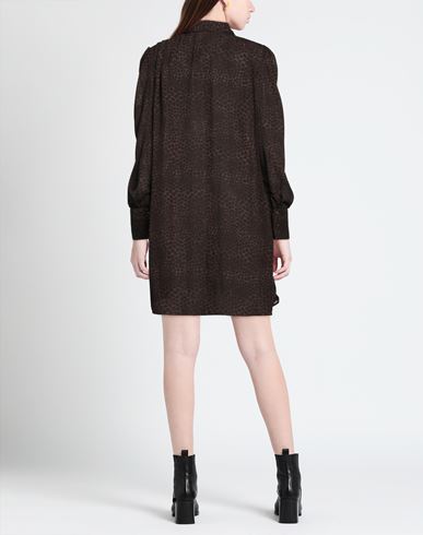 Woman Mini dress Dark brown