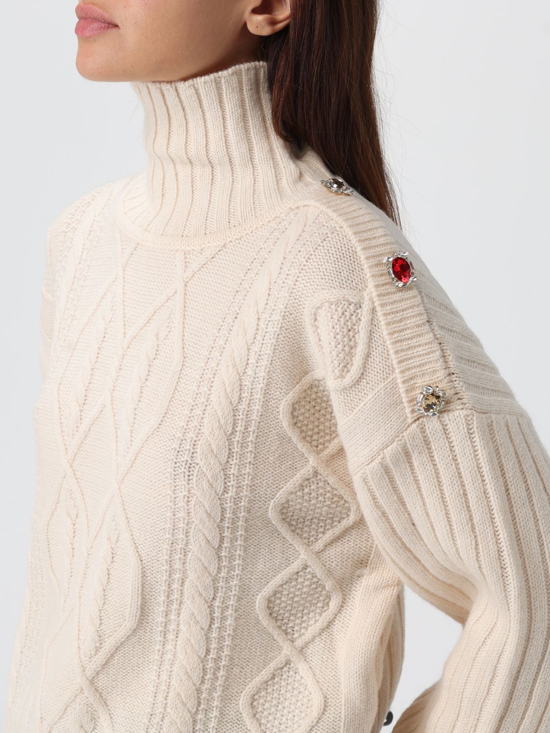 Sweater Woman color Yellow Cream