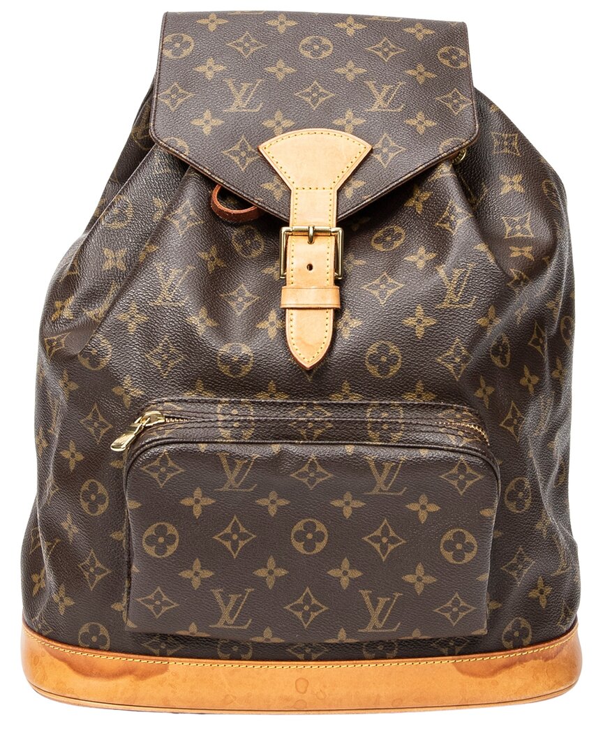 Brown Monogram Canvas Montsouris (Authentic Pre-Loved)