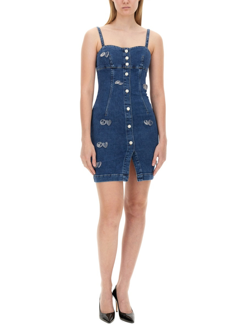 Moschino - button detailing fitted silhouette front slit