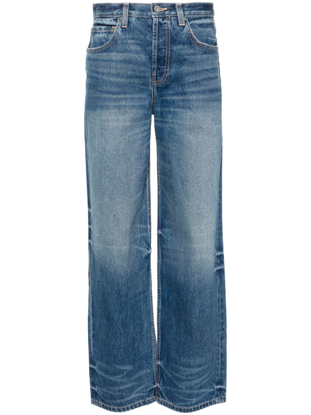 Remy mid-rise wide-leg jeans - Blue