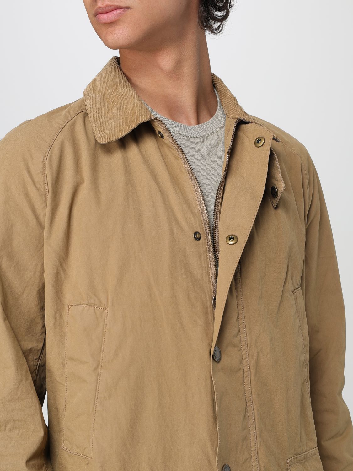 Jacket BARBOUR Men color Dove Grey