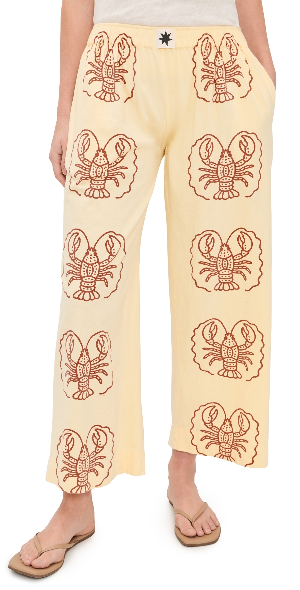 Lita Lobster Leize Pants Yellow