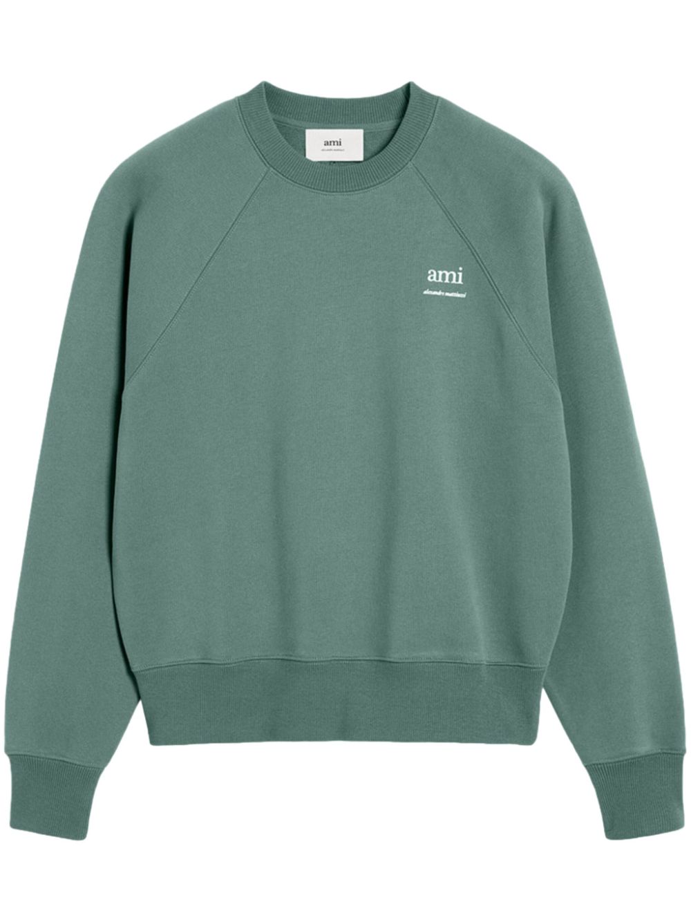 Ami Alexandre Mattiussi organic-cotton sweatshirt - Green