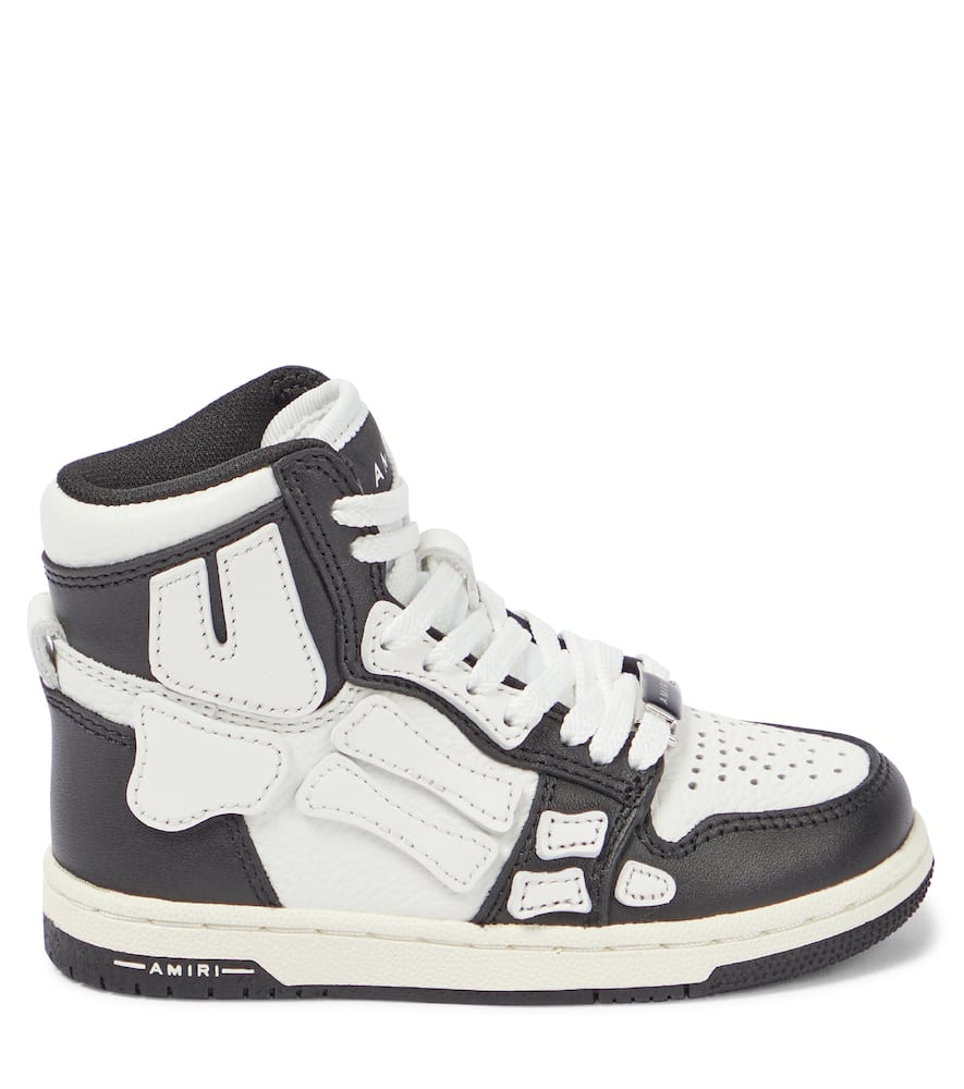 Amiri Kids Skeleton leather high-top sneakers