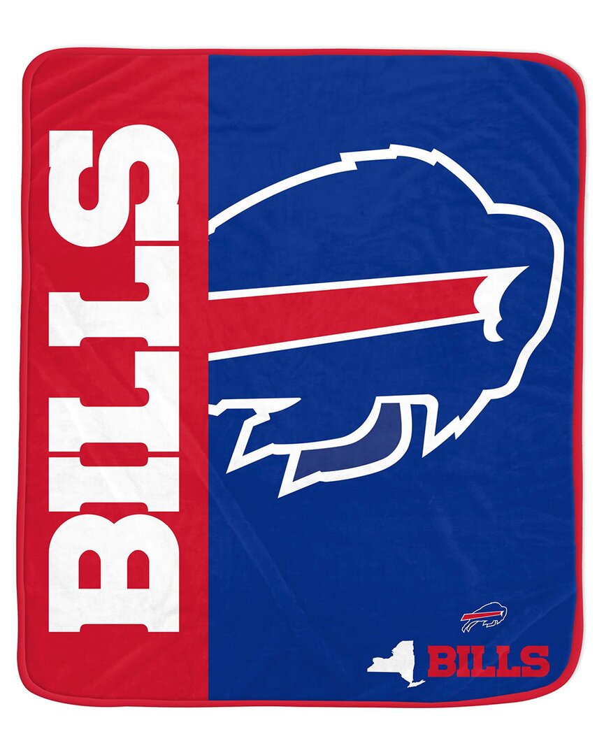 Buffalo Bills Nfl Team Logo Soft Fleece Throw